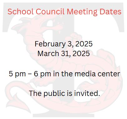 School Council Meeting Dates